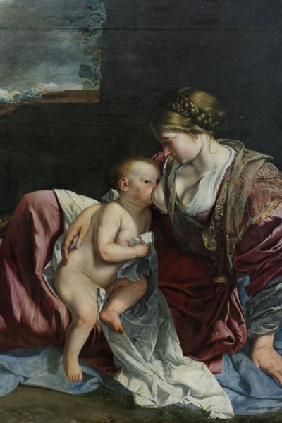 Riposo durante la fuga in Egitto da Orazio Gentileschi